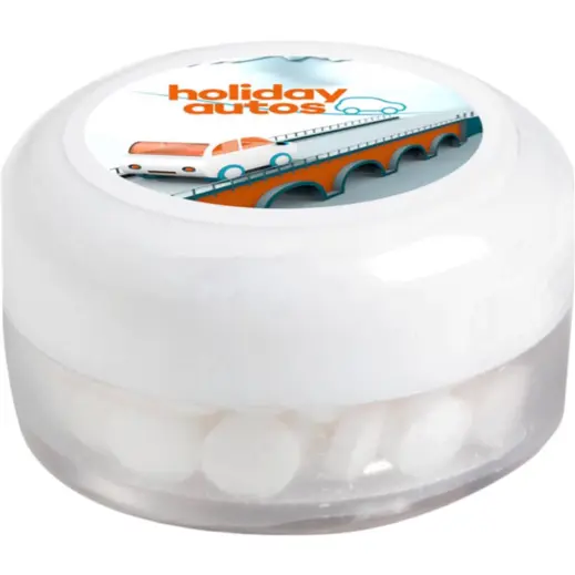 Sweet-Tooth Mints Solid White Branded